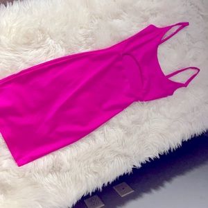 New Neon pink dress from Fashion Nova